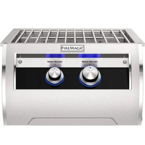 Fire Magic Propane Gas Echelon Diamond Built-In Power Burner w/ Stainless Steel Grid (19-6B1P-0)